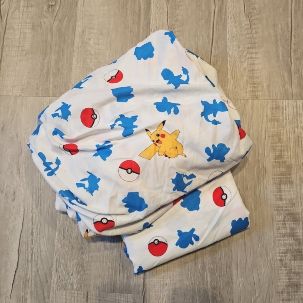 Pokémon Twin Sheet Set- Fitted Sheet & Flat Sheet